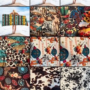 Western themed BEACH TOWELS!!!
